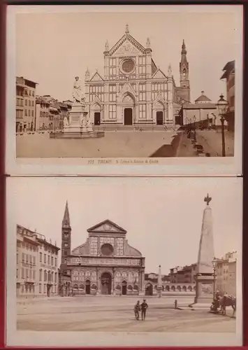 Fotoalbum 24 Fotografien Fotograf Guiseppe Pineider, Ansicht Florenz / Firenze, Loggia dell Orgagna, Pallazo Vecchio