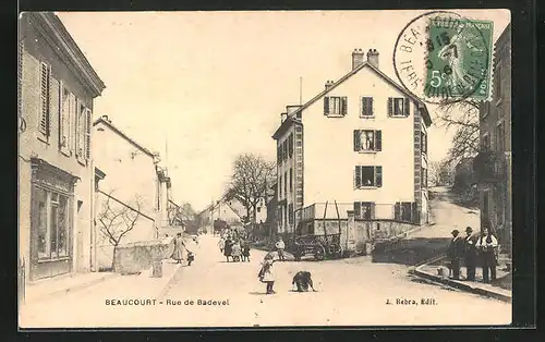 AK Beaucourt, Rue de Badevel