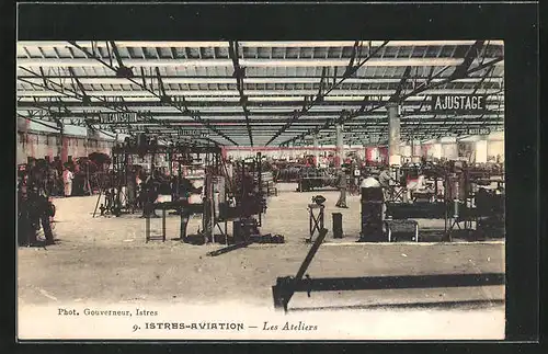 AK Istres-Aviation, Les Ateliers