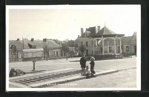 AK Renaze, Place de la Mairie, Pavillon