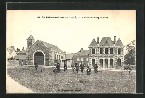 AK St-Aubin-du-Cormier, La Place du Champ de Foire