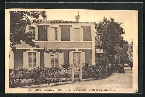 AK Arés, Hotel-Pension Meymat-Place de l`Eglise