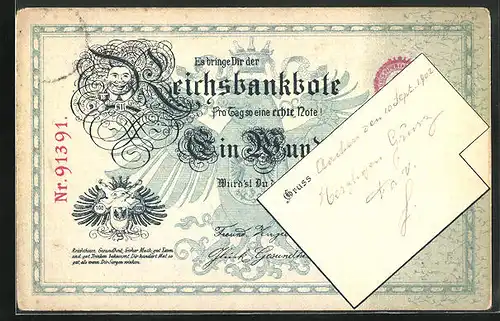 AK Reichsbanknote, Geld