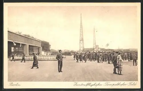 AK Berlin, Zentralflughafen Tempelhofer Feld