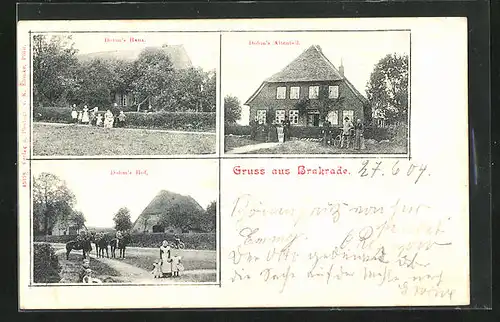 AK Brakrade, Dohm`s, Altenteit, Haus und Hof