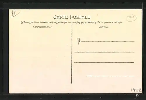 AK Epinac-les-Mines, Puits Hottinguer, profondeur 618 mètres