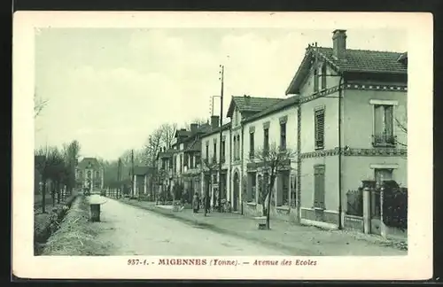 AK Migennes, Avenue des Ecoles