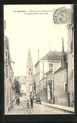 AK Auxerre, Entrée du Collège