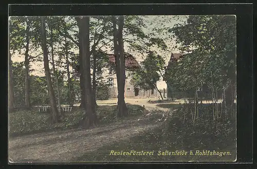 AK Sattenfelde b. Rohlfhagen, Revier-Försterei