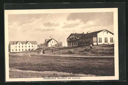 AK Norddorf /Amrum, Blick auf den Ort