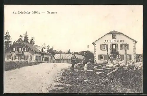 AK St. Diedeler Höhe, Gasthaus an der Grenze