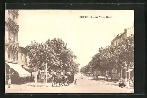 AK Cette, Avenue Victor-Hugo