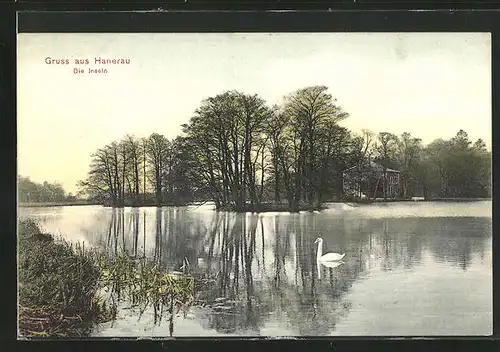 AK Hanerau, Blick auf die Inseln