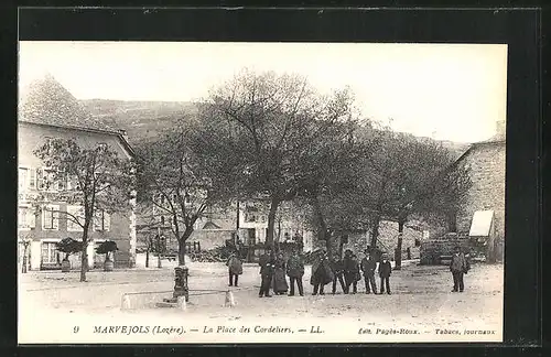 AK Marvejols, la Place des Cordeliers