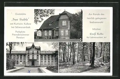 AK Schwarzenbek, Gasthaus Zur Suhle von Ernst Kolbe