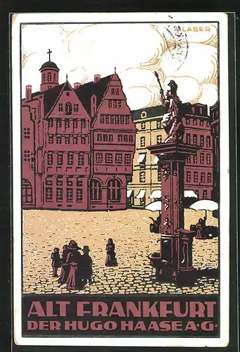 AK Frankfurt am Main, 17. deutsches Bundes-und Goldenes Jubiläums-Schiessen 1912, Der Hugo Haase A. G.