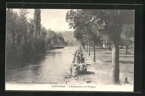 AK Marvejols, L`Esplanade et la Colagne