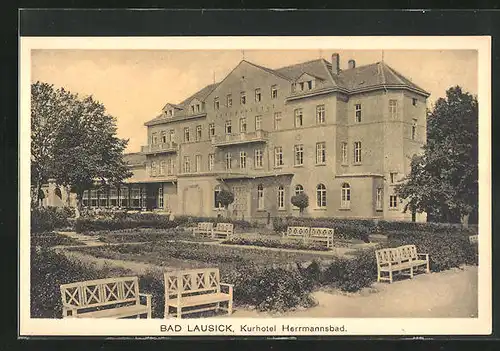 AK Bad Lausick, Kurhotel Herrmannsbad