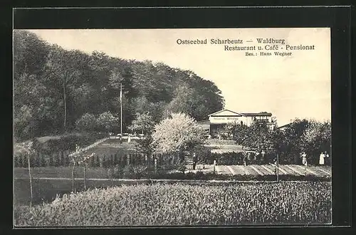 AK Scharbeutz / Ostsee, Restaurant-Café Waldburg