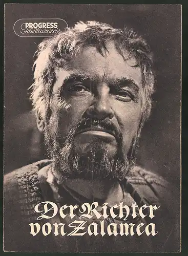 Filmprogramm PFI Nr. 31 /56, Der Richter von Zalamea, H. J. Büttner, Gudrun Schmidt-Ahrends, Regie: Martin Hellberg