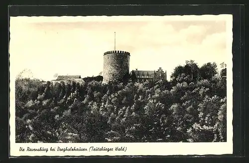 AK Borgholzhausen / Teutoburger Wald, Die Ravensburg