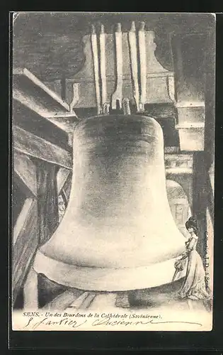 AK Sens, Un des Bourdons de la Cathèdrale, Glocke