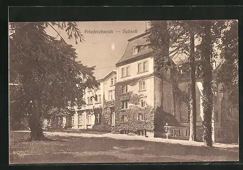 AK Friedrichsruh, Blick zum Schloss