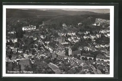 AK Friedrichroda i. Thür., Fliegeraufnahme von der Stadt