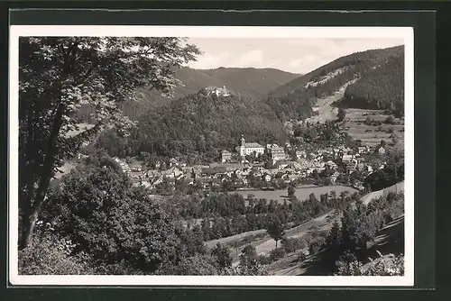 AK Leutenberg /Thür., Totalansicht aus der Vogelschau