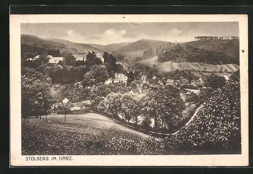 AK Stolberg / Harz, Gesamtansicht der Ortschaft