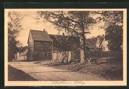 AK Schiesshaus / Solling, Gasthaus-Pension Zum grünen Jäger