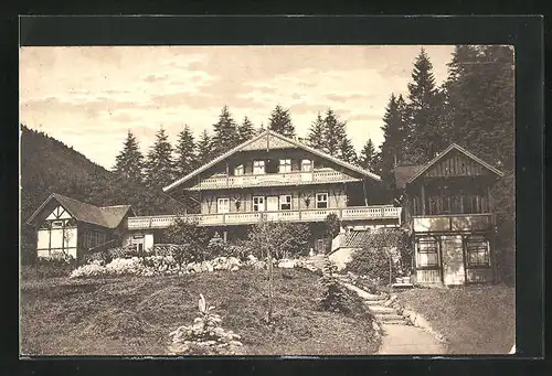 AK Bad Tabarz, Gasthaus u. Pension Schweizerhaus