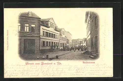 AK Bendorf a. Rh., Bachstrasse