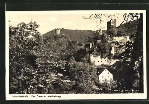 AK Manderscheid, Die Ober- und Niederburg