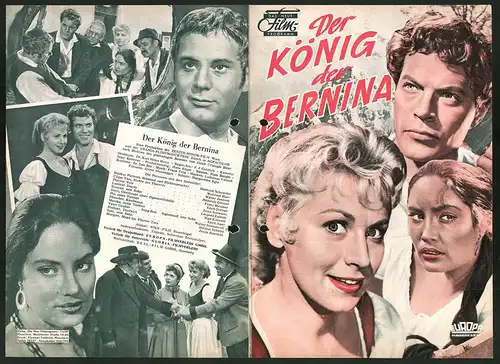 Filmprogramm DNF, Der König der Bernina, Helmuth Schneider, Franz Messner, Erich Dörner, Regie Dr. Karl Heinz Busse