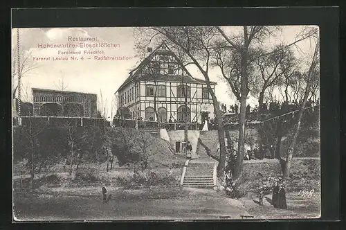 AK Lostau, Restaurant Hohenwarte-Elbschlösschen von Ferdinand Friedrich