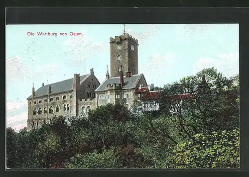 AK Eisenach, Wartburg von Osten