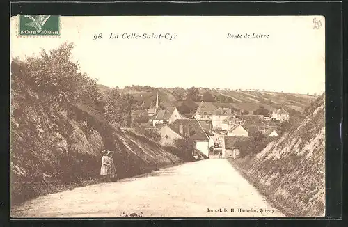 AK La Celle-Saint-Cyr, Route de Loivre