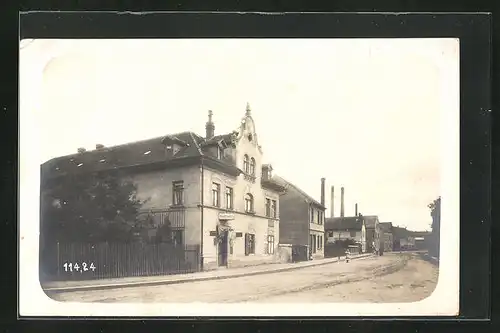 Foto-AK Neustadt / Orla, Geschäft Paul Richter, 1909