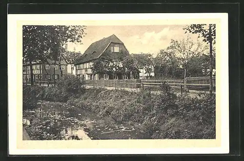 AK Reichenau, Blick in den Ort