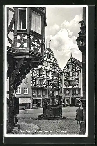 AK Bernkastel-Kues a. d. Mosel, Marktplatz