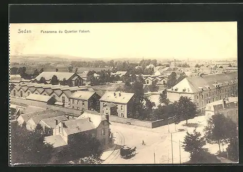 AK Sedan, Panorama du Quartier Fabert