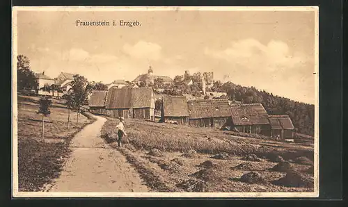 AK Frauenstein i. Erzgeb., Panorama