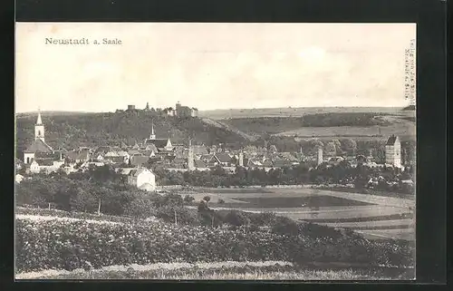 AK Neustadt / Saale, Gesamtansicht