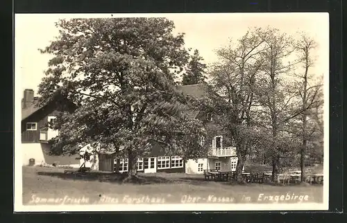 AK Ober-Nassau / Erzgeb., Gasthaus Altes Forsthaus