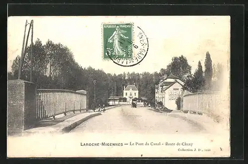 AK Laroche-Migennes, Le Pont du Canal, Route de Cheny