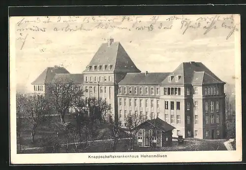 AK Hohenmölsen, Blick zum Knappschaftskrenkenhaus