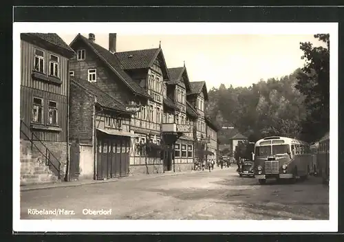 AK Rübeland / Harz, Häusergruppe Oberdorf