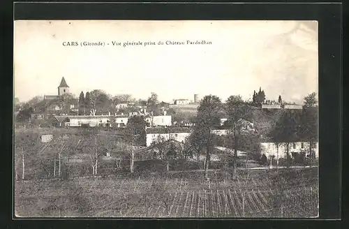 AK Cars, Vue gènèrale prise du Chateau Pardailhan