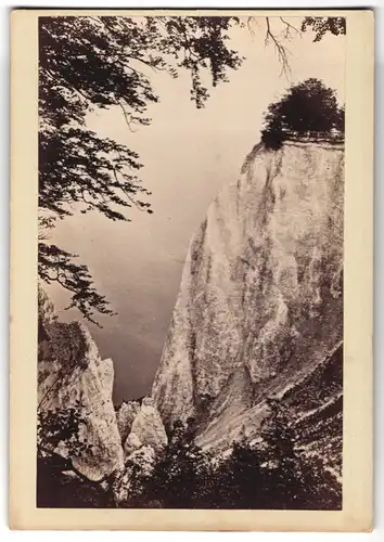 Fotografie unbekannter Fotograf, Ansicht Königsstuhl / Rügen, Steilküste - Kreidefelsen